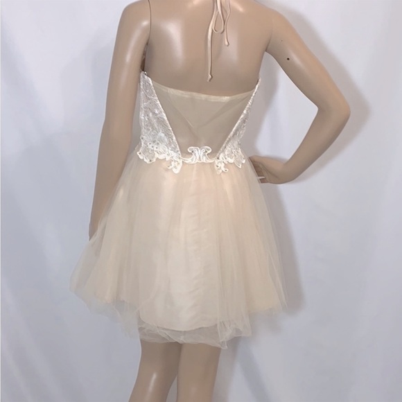 PROM FORMAL SWEETHEART MINI DRESS - Picture 2 of 2